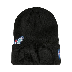 NASA Embroidery Black Beanie