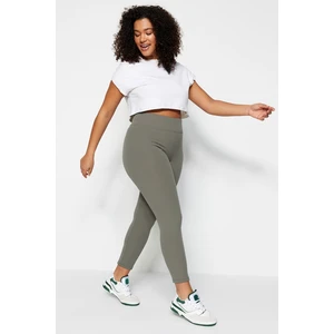 Trendyol Curve Khaki Fleece Knitted Tights