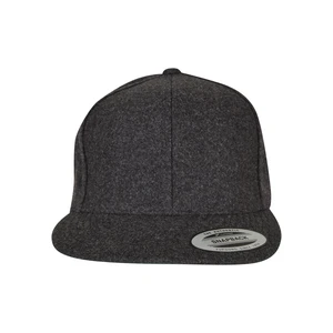 Melton Wool Snapback Dark Grey