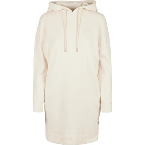 Women's Organic Oversized Terry Dress with Hood whitesand