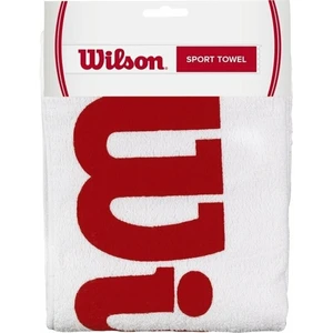 Wilson Sport White/Red Fitness-Handtuch