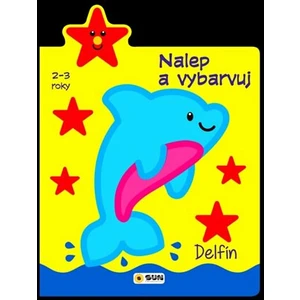 Nalep a vybarvuj Delfín -- 2 - 3 roky [Papírenské zboží]