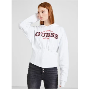 White Women's Hoodie Guess - Women