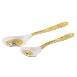 Canpol babies Exotic Animals Spoon lyžička 2 ks Yellow 2 ks