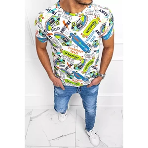 White Dstreet RX4770 men's T-shirt with print