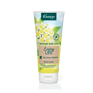 Kneipp Enjoy Life May Chang & Sheabutter 200 ml telové mlieko pre ženy Prírodný; Cruelty free; Vegan