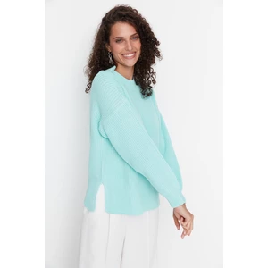 Trendyol Sweater - Green - Regular fit