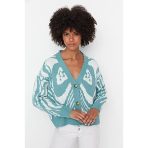 Trendyol Cardigan - Green - Regular fit