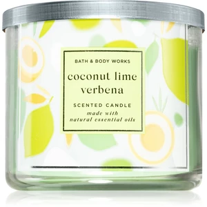 Bath & Body Works Coconut Lime Verbena vonná sviečka 411 g