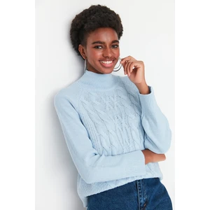 Trendyol Sweater - Blue - Regular fit