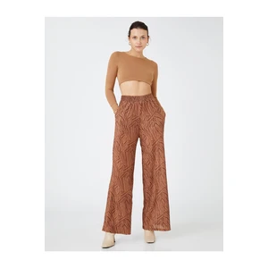 Koton Palazzo Pants with Elastic Waist