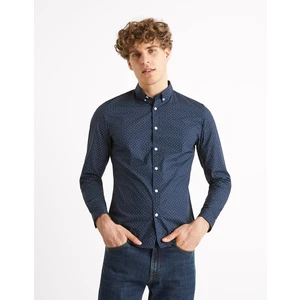 Celio Patterned Shirt Caop - Men