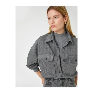 Koton Şahika Ercümen X - Oversized Shirt with Pockets