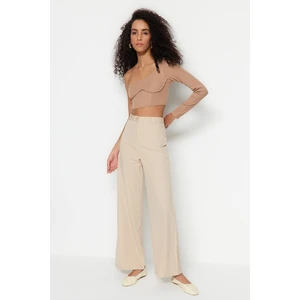 Trendyol Beige Woven Pocket Detailed Trousers