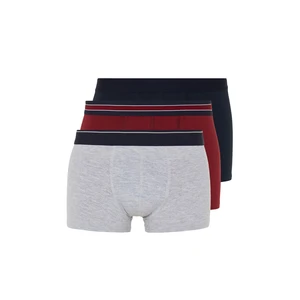 Trendyol Multicolored Men's 3-Pack Boxer