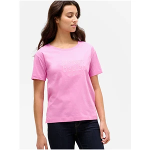 Pink T-shirt ORSAY - Women