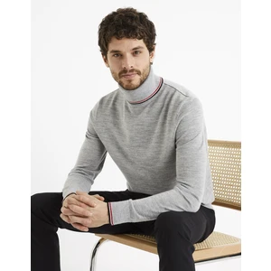 Celio Sweater with turtleneck Deblack - Men