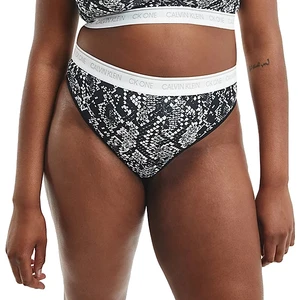 Calvin Klein Dámská tanga CK One PLUS SIZE QF6018E-1BP XXL