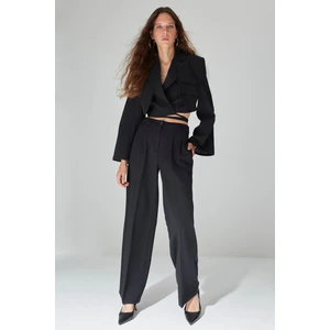 Trendyol Pants - Black - Wide leg