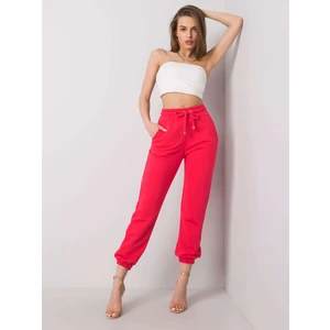 RUE PARIS Women's coral sweatpants