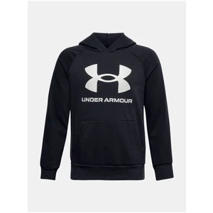 Under Armour Mikina RIVAL FLEECE HOODIE-BLK