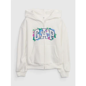 GAP Kids Sweatshirt with Floral Logo - Girls