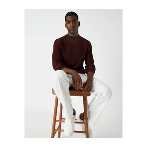 Koton Sweater - Burgundy - Regular fit