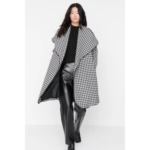 Cappotto da donna Trendyol TWOAW23KB00269/Black White