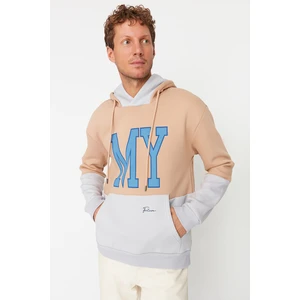 Trendyol Sweatshirt - Beige - Regular fit