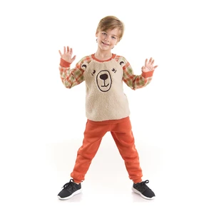 Denokids Sweatsuit - Orange - Regular fit