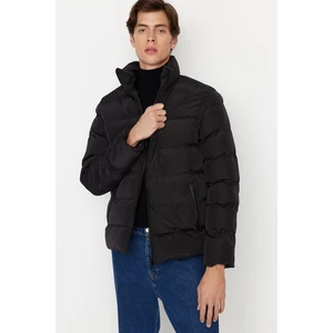 Trendyol Black Men's Regular Fit Windproof Puffy Winter Coat.