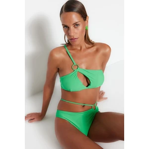 Trendyol Bikini Top - Green - Plain