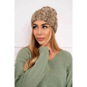 Eliza K205 Cappuccino + Light Khaki Cap