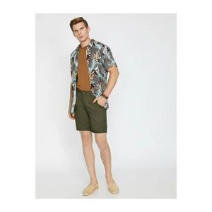 Koton Shorts - Green - Normal Waist