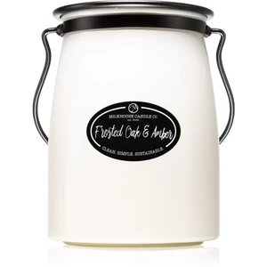 Milkhouse Candle Co. Creamery Frosted Oak & Amber vonná svíčka Butter Jar 624 g