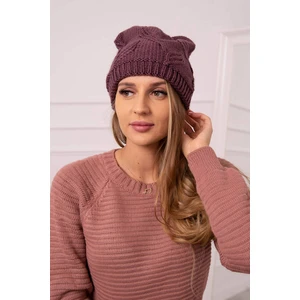 Ladies beanie Majka K376 plum