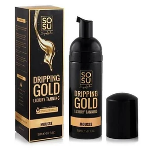 Dripping Gold Luxury Tanning Mousse Dark samoopaľovacia pena pre zvýraznenie opálenia 150 ml