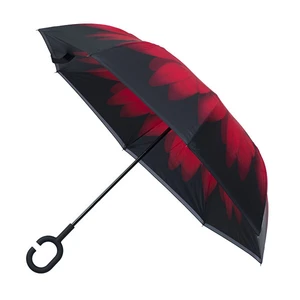 Blooming Brollies Dámsky palicový dáždnik Inside Out Red Daisy Umbrella EDIORD