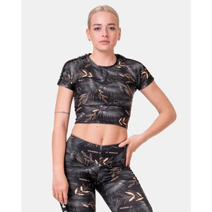 Nebbia Crop top Active 568 volcanic black XS