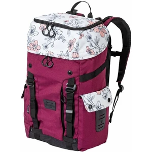 Meatfly Scintilla Backpack Blossom White/Burgundy 26 L Sac à dos