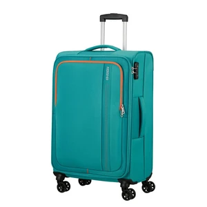 American Tourister Látkový cestovní kufr Sea Seeker M 61 l - tyrkysová