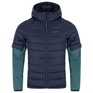 Men's insulated hybrid jacket KILPI VERONS-M dark green