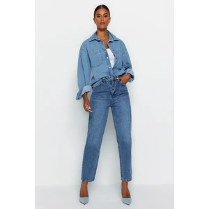 Trendyol Blue High Waist Mom Jeans