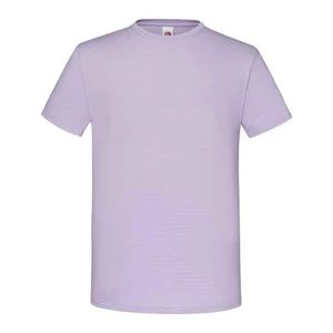 Lavender Men's Combed Cotton T-shirt Iconic Sleeve Fruit of the Loom