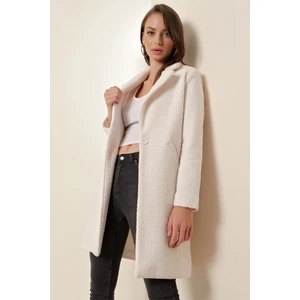 Bigdart 9082 Oversize Cachet Coat - White