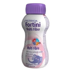 FORTINI Compact multi fibre s příchutí jahodovou 4 x 125 ml