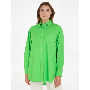 Light Green Ladies Shirt Tommy Hilfiger - Women