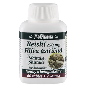 MedPharma REISHI 250 mg, Hliva ustricovitá