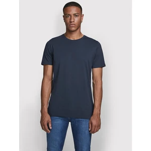 Jack&Jones Pánske tričko JJEORGANIC BASIC TEE 12156101 Navy Blaze r SLIM S