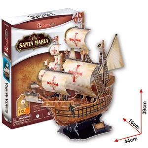 CubicFun 3D puzzle Santa Maria 113 ks